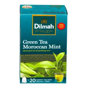 Dilmah Green Tea Moroccan Mint 20Pcs