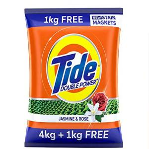 Tide Plus Jasmine & Rose 4 kg + 1 kg Free