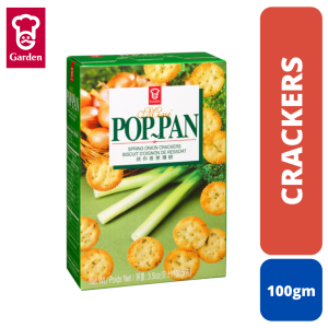 Garden Mini Pop Pan Spring Onion Crackers 100Gm