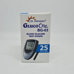 Dr. Morepen BG-03 Glucometer Strips Pack Of 25