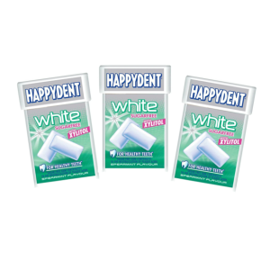 Happydent White Spearmint Xylitol Fliptop Spearmint Flavor 16.5Gm (3 Pcs)