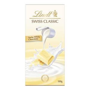 Lindt Swiss White Chocolate 100Gm