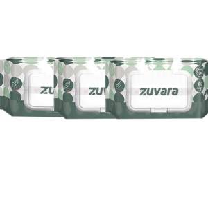 Zuvara water Wipes 80 Pulls  Pack Of 3