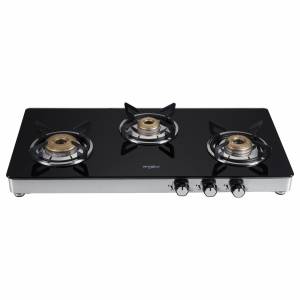 Whirlpool 3 Burner Heavy Duty Forged Brass-Finish Gas Stove (ULTIMO 773 CT DT)