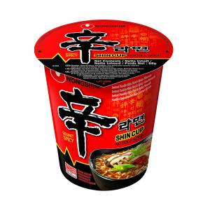 Nong Shim Noodles Shin Cup Hot & Spicy 68Gm