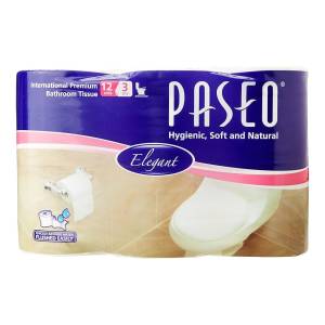 Paseo Elegant Toilet Paper 3Ply 12 Rolls 300's