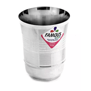 Famous Stainless Steel Flower Glass Set Of 6 Pieces