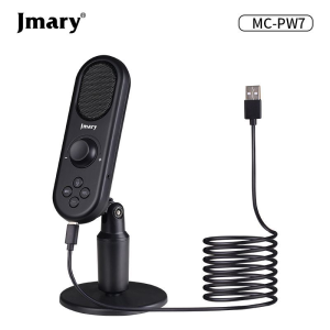 JMARY USB Microphone Cardioid Condenser Mic with Noise Cancellation MC-PW7
