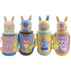Stainless Steel 500Ml Cute Kids  Vacuum Flask Thermos Water Bottle