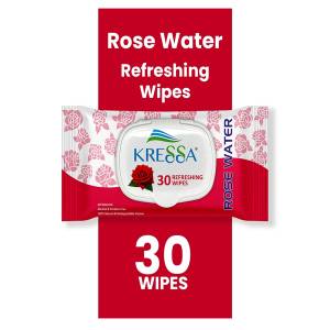 Kressa Refreshing Rose Wipes
