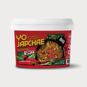 Yopokki Yo Japchae Glass Noodles & Vegetables Spicy Flavor 75Gm
