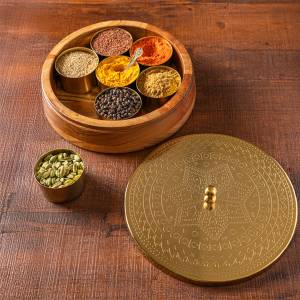 Curaa Wooden Masala Dani