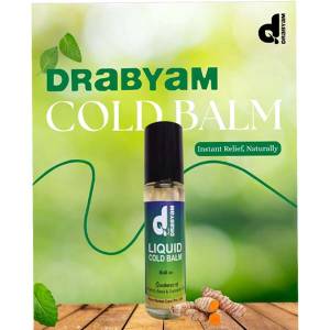 Drabyam Liquid Cold Balm Roll-On 10Ml