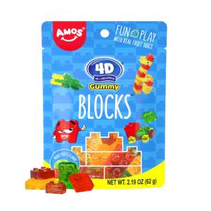 Amos Gummy Block 65Gm
