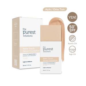 The Purest Solutions Sebum Balancing & Mattifying Serum Foundation SPF 50+ 30Ml