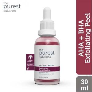 The Purest Solutions AHA 10% + BHA 2% Exfoliating Facial Peeling 30Ml