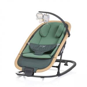 Rock N Nap Bliss – Lightweight Baby Sleeper & Rocker Soft, Safe & Travel-Friendly Olive Green(0-12 months) ,RCRNBOG3
