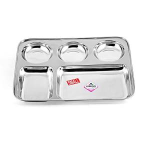 Famous Stainless Steel Square Bhojan Thal