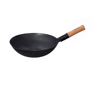 Famous Iron Fry pan with Wooden Handle