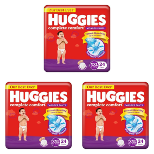 Huggies Wonder Pants XXL 24 (15-25 kg) Pack of 3