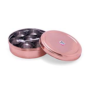 Famous Outer Copper Masala Box
