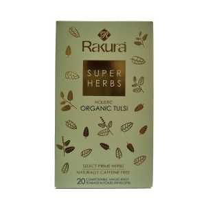 Rakura Super Herbs Holistic Organic Tulsi 20 Teabag