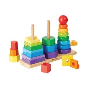 Big Size Wooden Geometric Stacker
