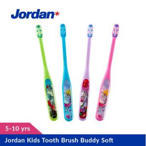 Jordan Kids Tooth Brush Buddy Super Soft 5-10 Years Old Pack of 12