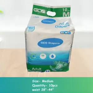 Gcg Adult Pant  Diapers Medium 10Pcs