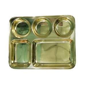 Famous Brass Rectangular  Bhojan Thal