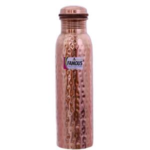 Famous Hammared Copper Bottle 900Ml