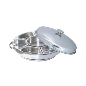 Famous Stainless Steel Round Chafing Dish Catering Set with Lid