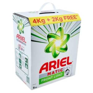 Ariel Matic Front Load Detergent Powder 4Kg + 2Kg Free
