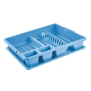 3 in 1 Sink Set Dish Rack Drainer with Tray for Kitchen