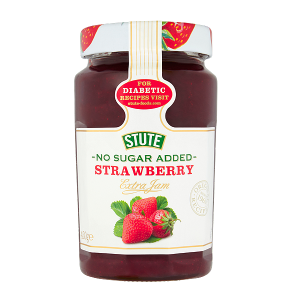 Stute No Added Sugar Strawberry Extra Jam 430Gm