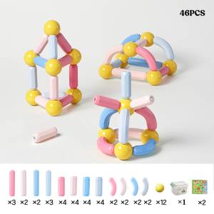 KUB Magnetic Building Rod 46pcs