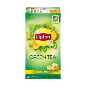 Lipton Green Tea Lemon Zest 25 Tea Bags