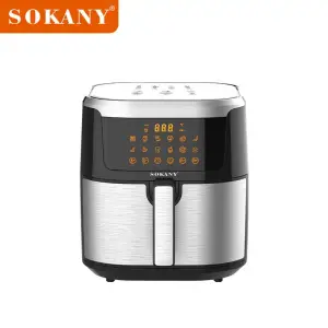 Sokany 8.8Ltrs. Air Fryer with Adjustable Temperature & Overheating Protection SK-10037