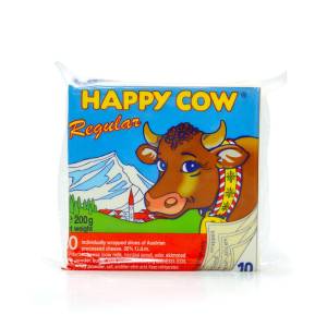 Happy Cow Regular Cheese Slice 200Gm (10 Slice)