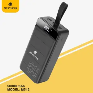 My Power Powerbank 50000Mah M512 QC 3.0 PD 22.5W Fast Charging Power Bank