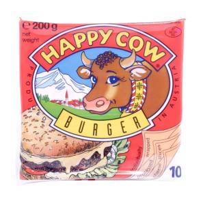 Happy Cow Burger Cheese 200Gm (10 Slice)