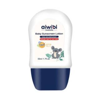 Aiwibi Baby Sunscreen Lotion SPF 30 With Aloe Vera Leaf Extract 50ml