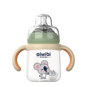 Aiwibi PPSU  Anti-Gas Breast-Like Baby Feeding Bottle 240ml