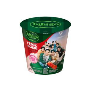 Bibigo Tteokbokki Rice Cakes Hot & Spicy Cup 125Gm