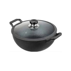 Cast Iron Kadai With Lid