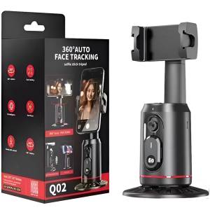 Q02 360° Auto Face Tracking Gimbal Stabilizer & Smart Selfie Stick