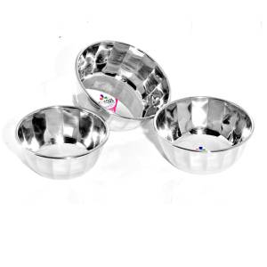 Famous Stainless Steel Diamond Design Bowl