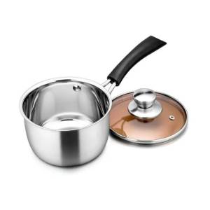 Stainless Steel Saucepan with Glass Lid