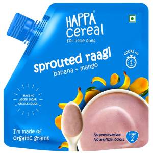 Happa Ragi+Banana+Mango Cereal Mix 200Gm