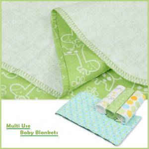 NewBorn Receiving Blanket - 4 pcs